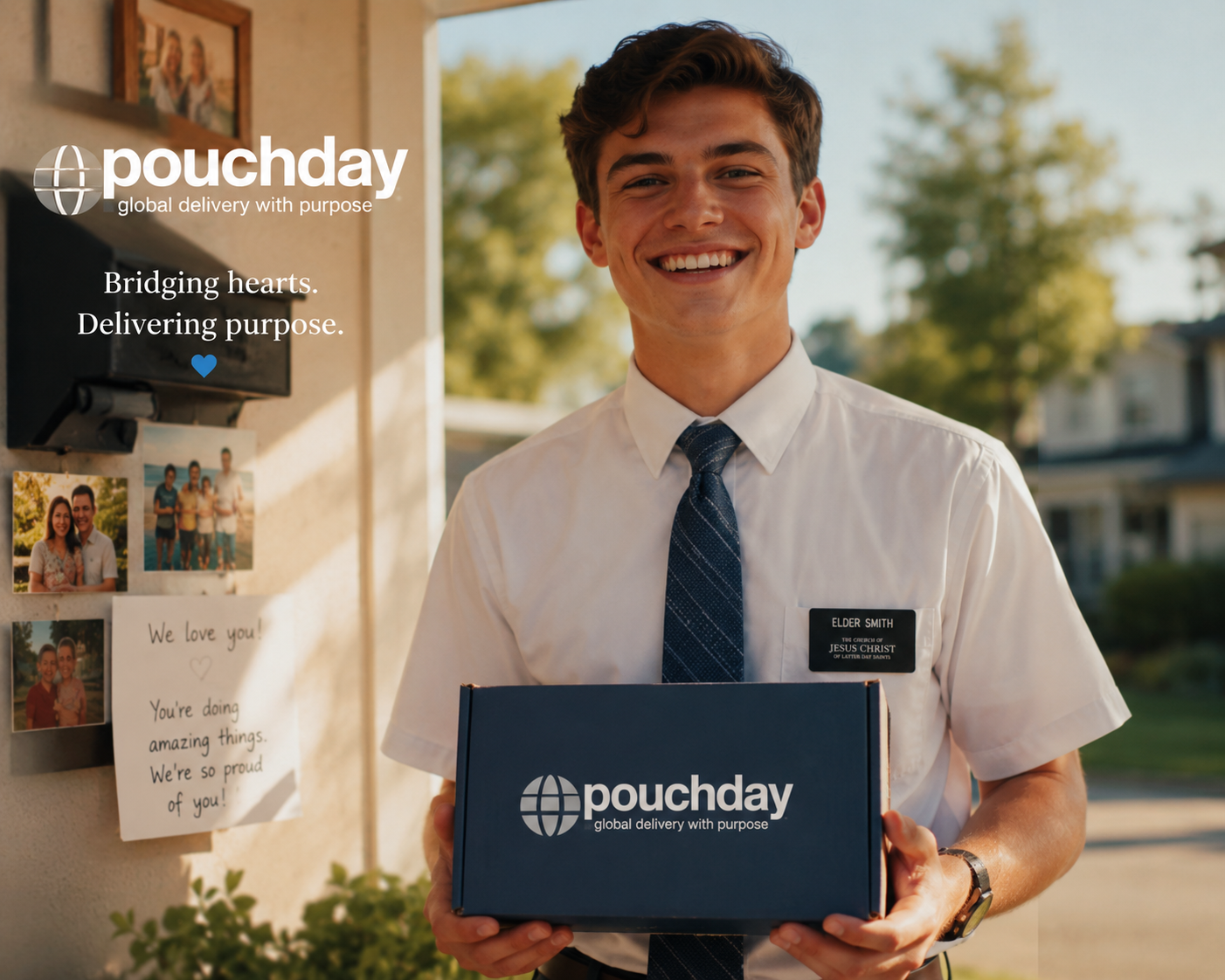 Missionary with a PouchDay delivery